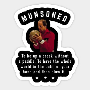 Munsoned Sticker